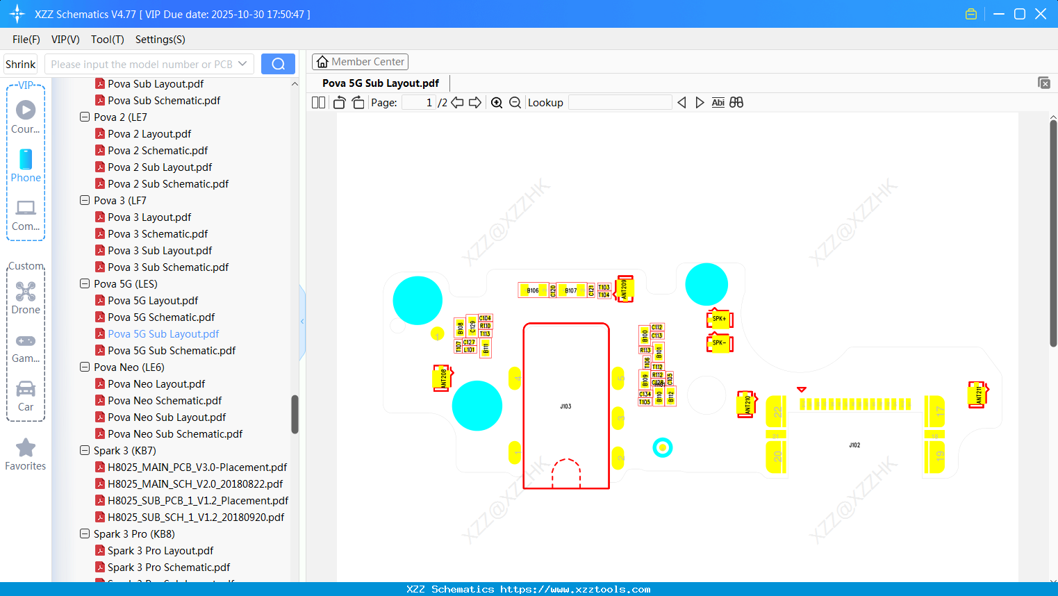 Tecno Pova 5G Sub Layout